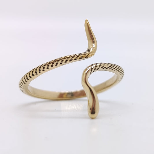 Anillo Serpiente Dorada