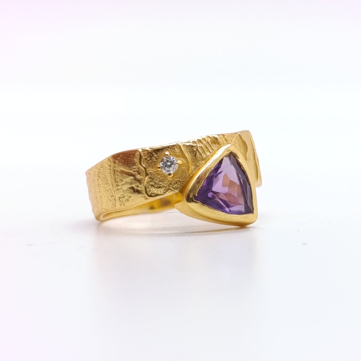 Anillo Trillion Gemas Naturales