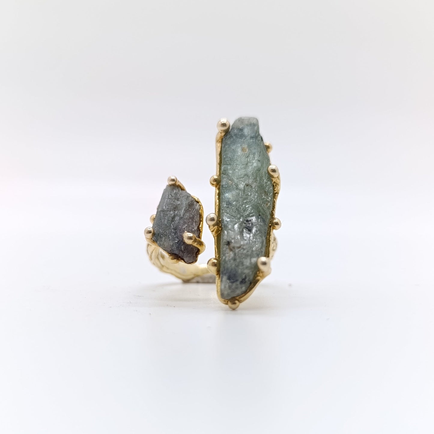 Anillo Turmalina Chapado Oro 18k