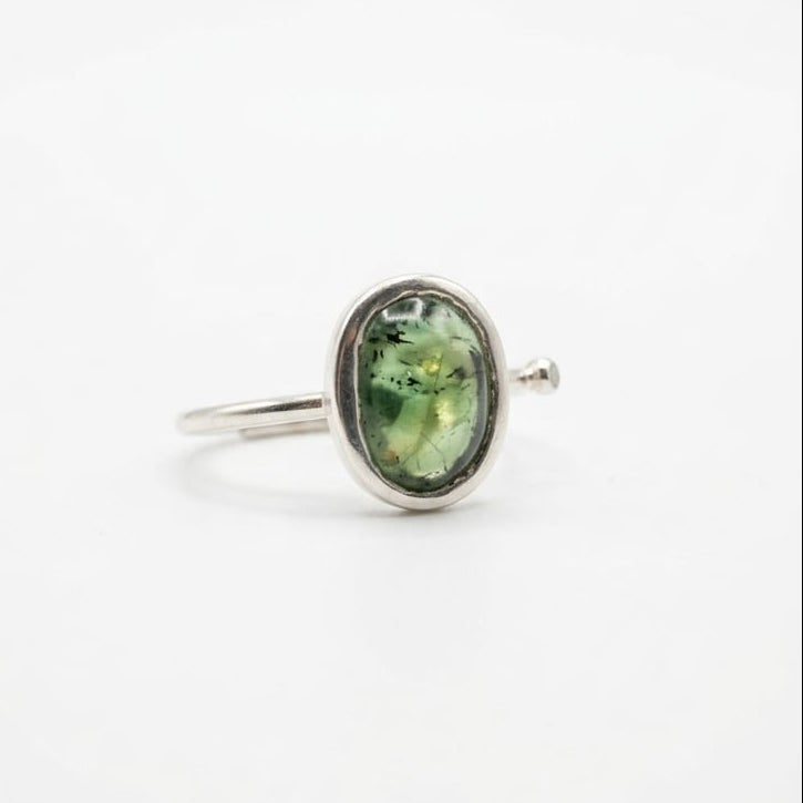 Anillo Turmalina Verdelita