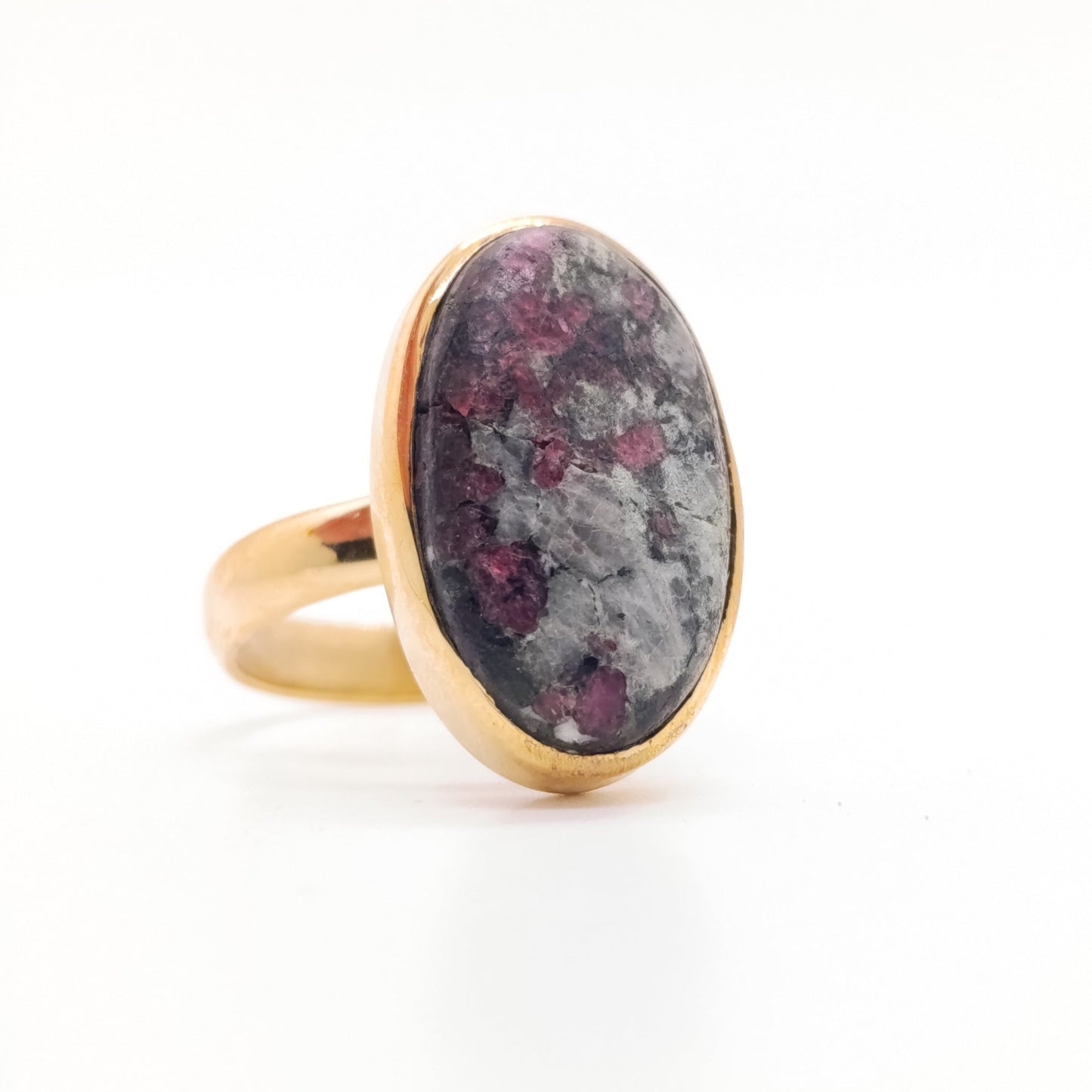 Anillo Zoisita con Rubí