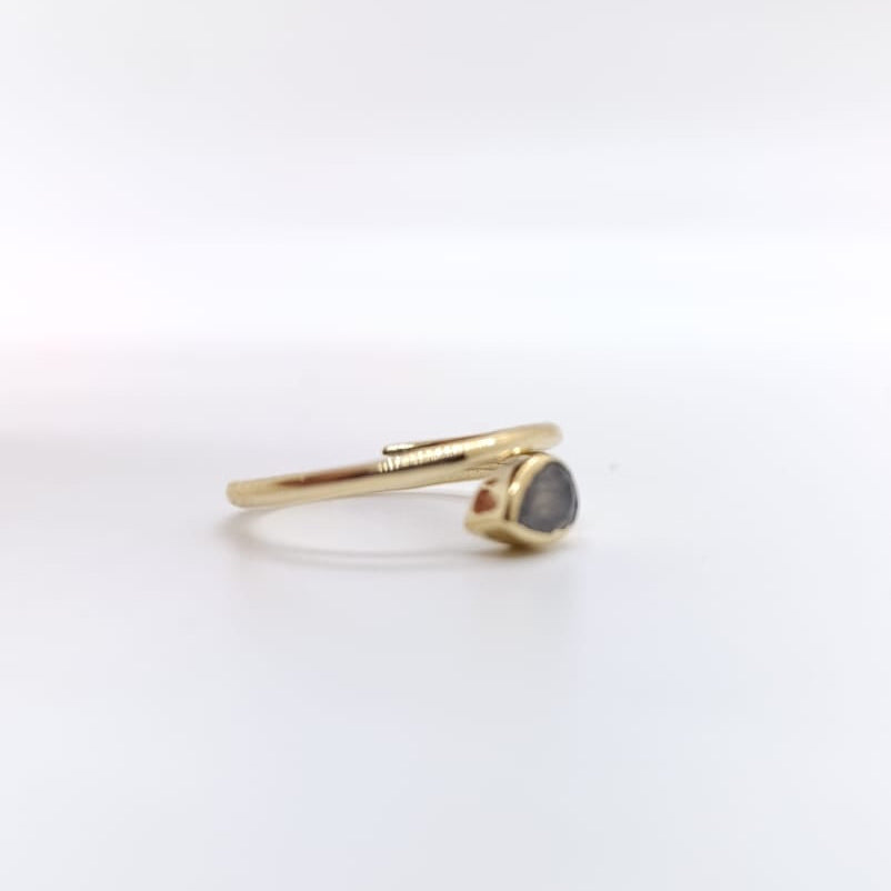 Anillo Colour Piedras Chapado en Oro 18k