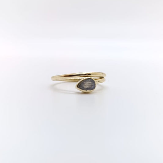 Anillo Colour Piedras Chapado en Oro 18k
