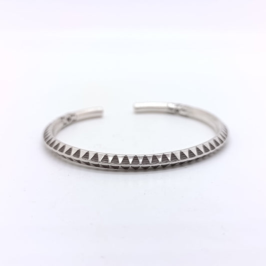 Pulsera Piramide plata