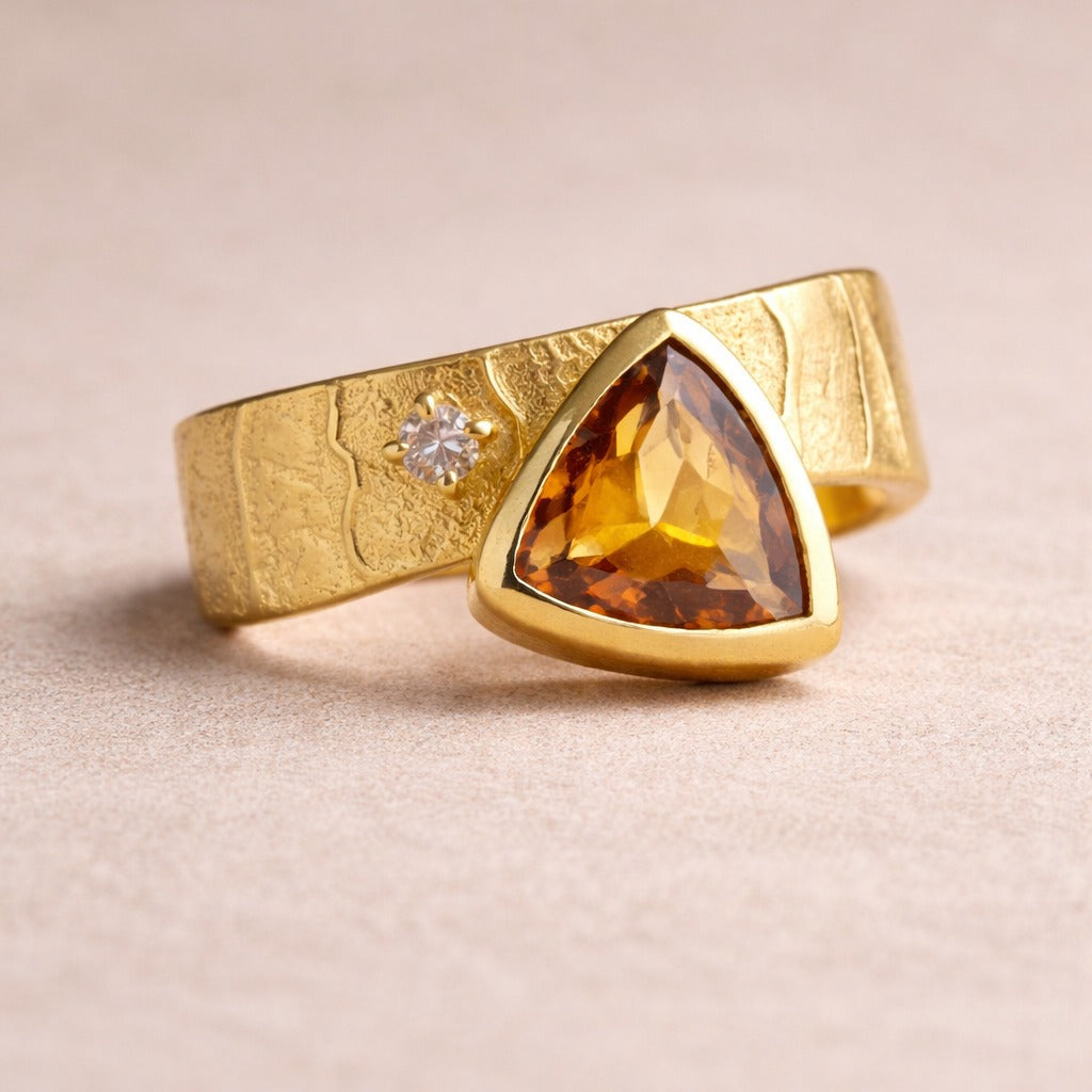 Anillo Trillion Gemas Naturales