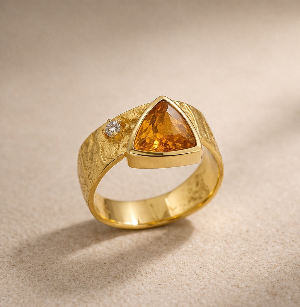 Anillo Trillion Gemas Naturales