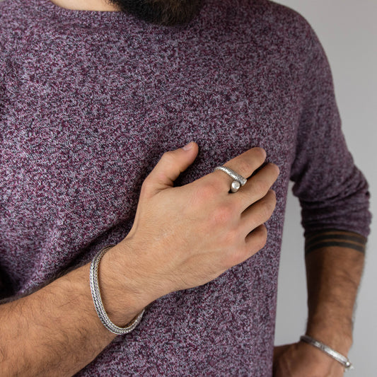 IC: ANILLO PLATA 925 HOMBRE VIKINGO 1