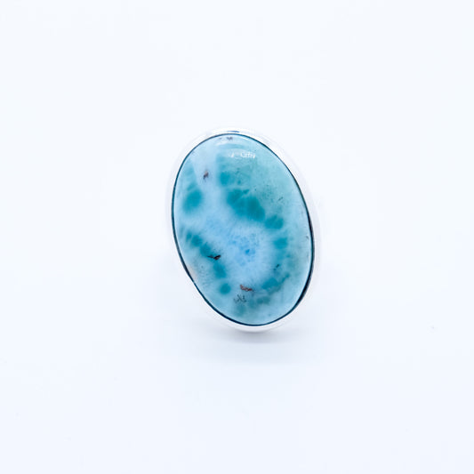 Anillo Sukhi Larimar Natural Plata 925