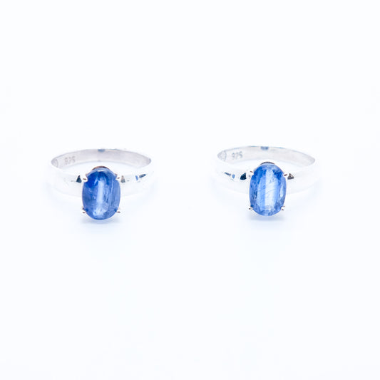 Anillo Anam Cianita Distena Plata 925 Fairmined