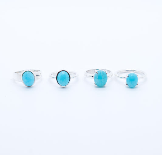 Anillo Saudade Amazonita Plata 925 Fairmined