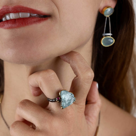 Anillo Mer - Plata Luz