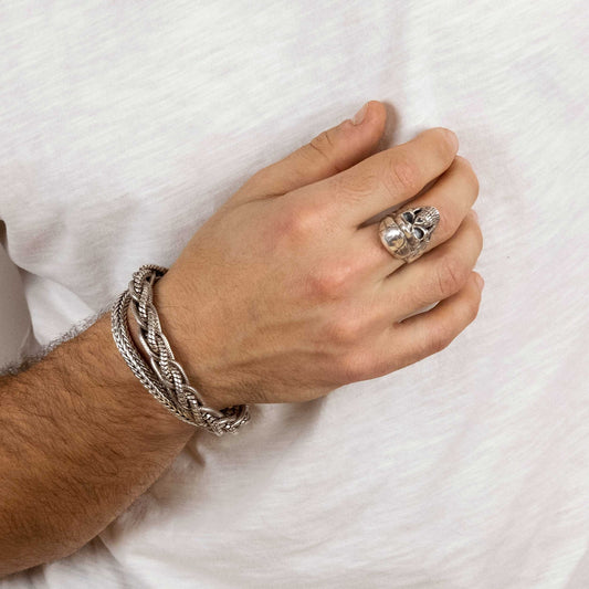 IC: ANILLO PLATA 925 CALAVERA CURRANTE 1