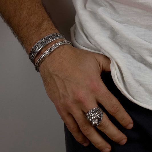 Pulsera Mono - Plata Luz