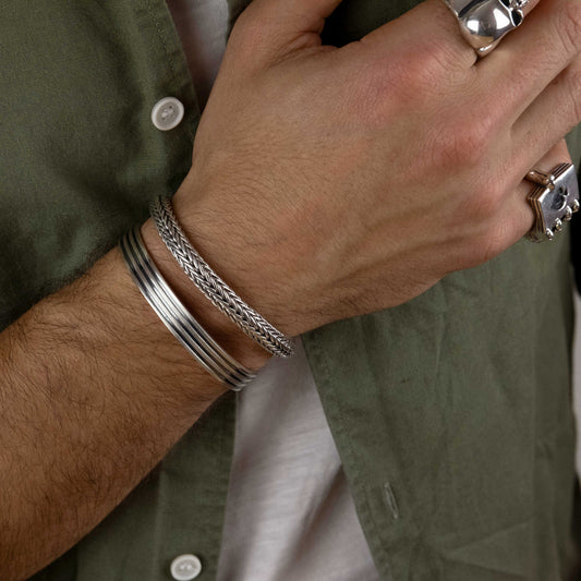 Pulsera Tsipika - Plata Luz