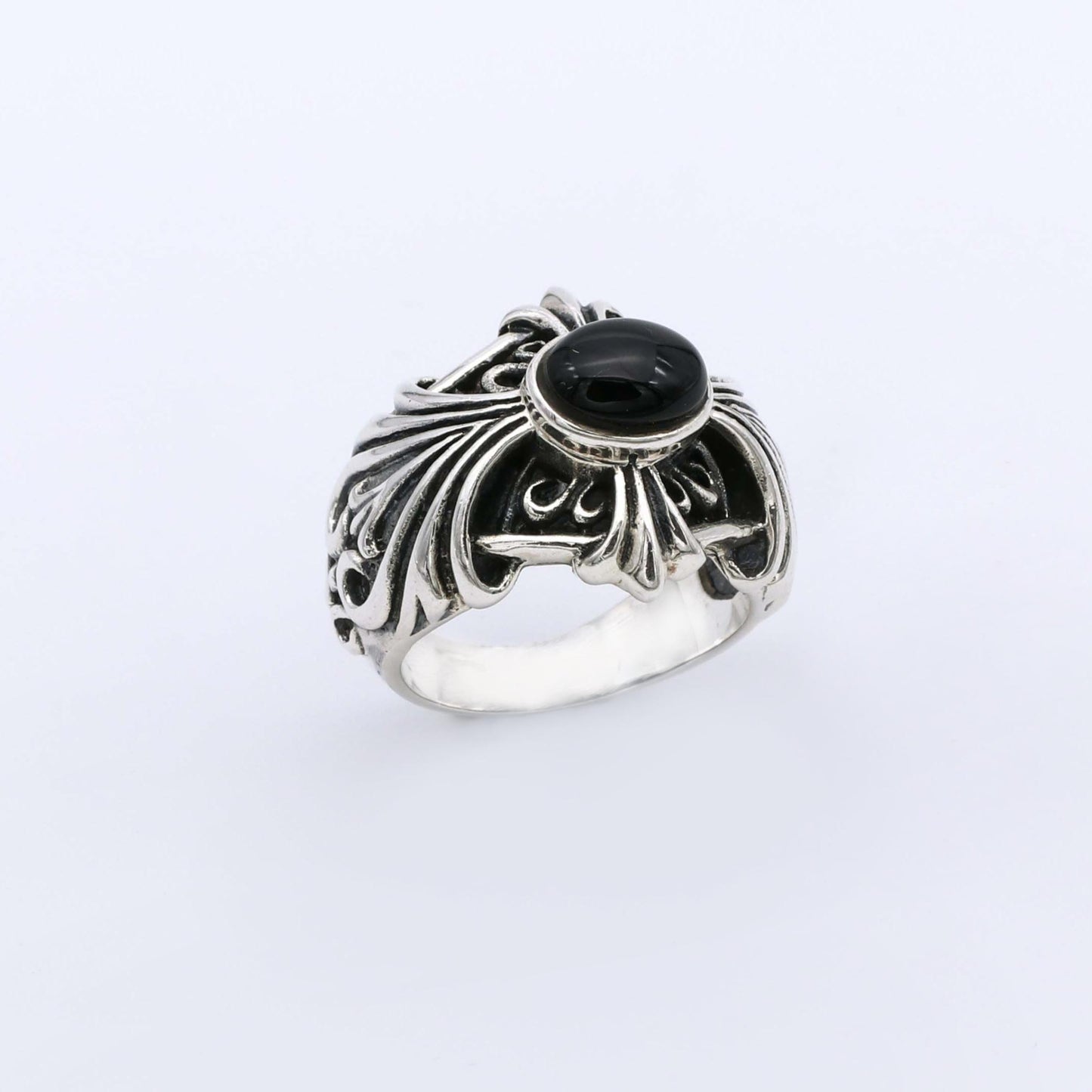 IC: ANILLO PLATA 925 ONIX NEGRO HOMBRE 3