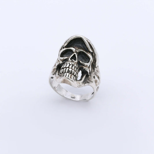 IC: ANILLO PLATA 925 CALAVERA TRABAJADOR