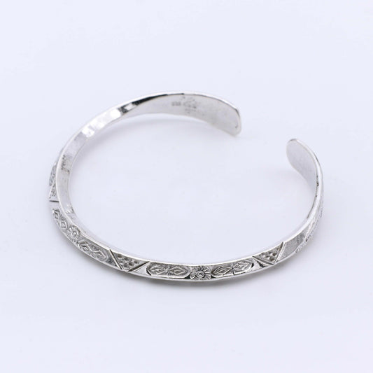 Pulsera Folk - Plata Luz
