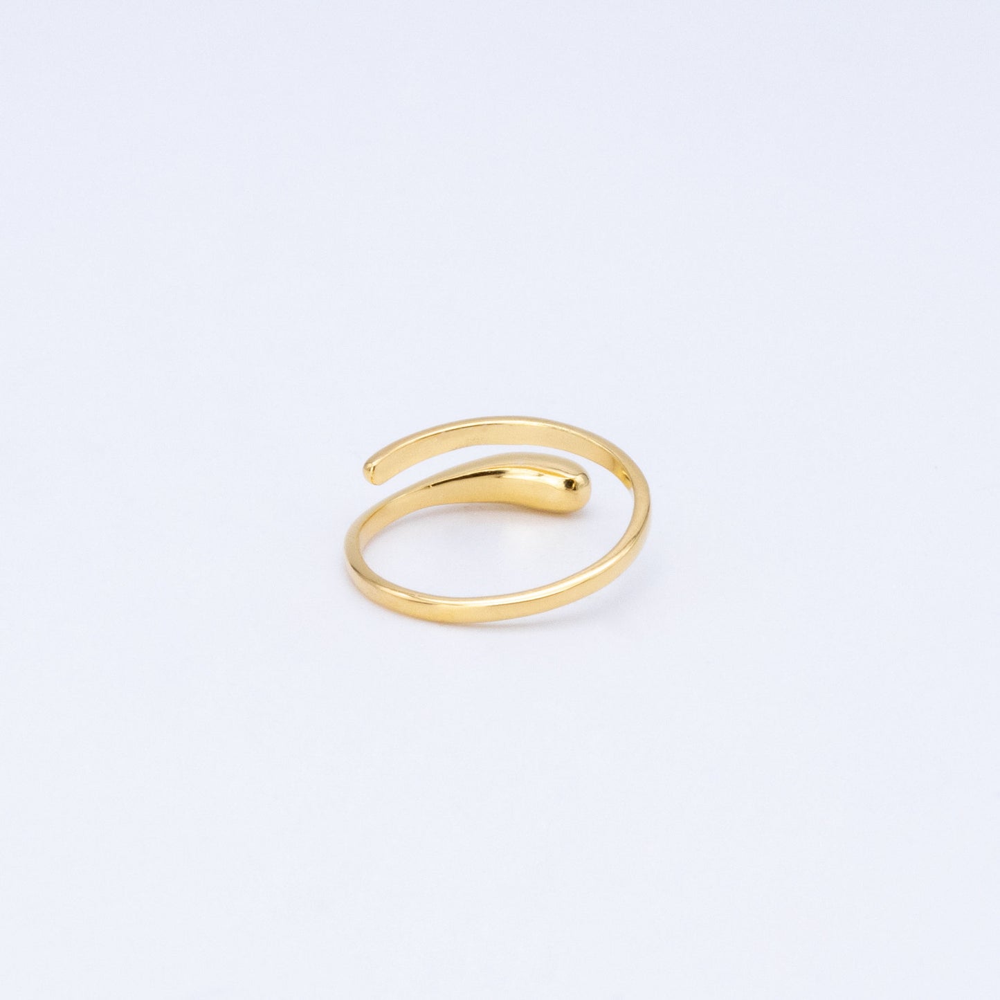 Anillo Snake Plata 925 Baño Oro 18k