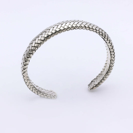 Pulsera Rígida Ben - Plata Luz