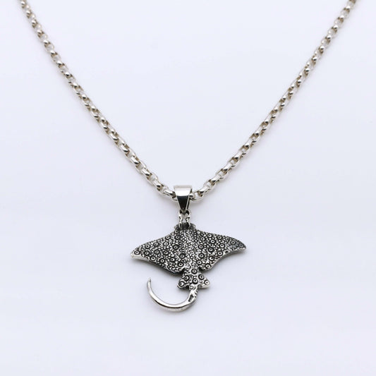 Colgante Manta - Plata Luz