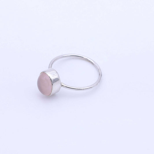 IC: ANILLO PLATA CUARZO ROSA 1