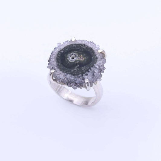 IC: ANILLO PLATA AGATA NATURAL