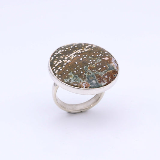 IC: ANILLO PLATA JASPER PAISAJE