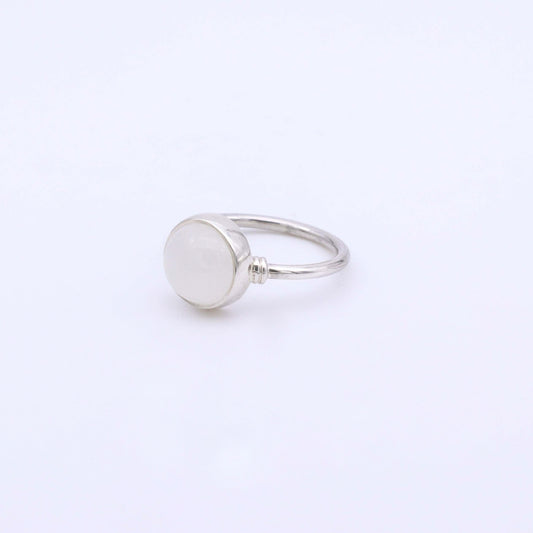 IC: ANILLO PLATA PIEDRA LUNA