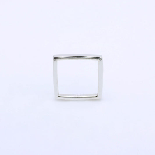 IC: ANILLO PLATA CUADRADO