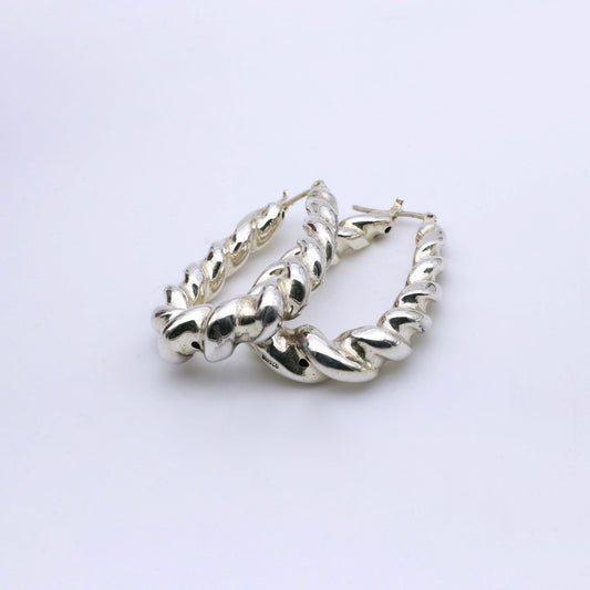 IC: PENDIENTE PLATA 925 TRENZA