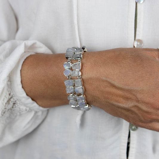 Pulsera Moon - Plata Luz