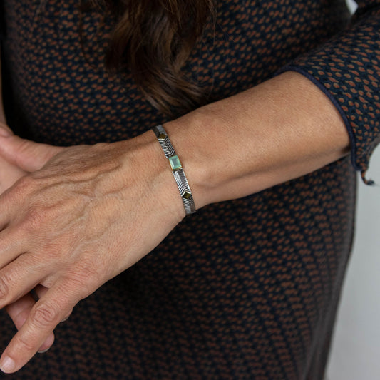 Pulsera Julie - Plata Luz