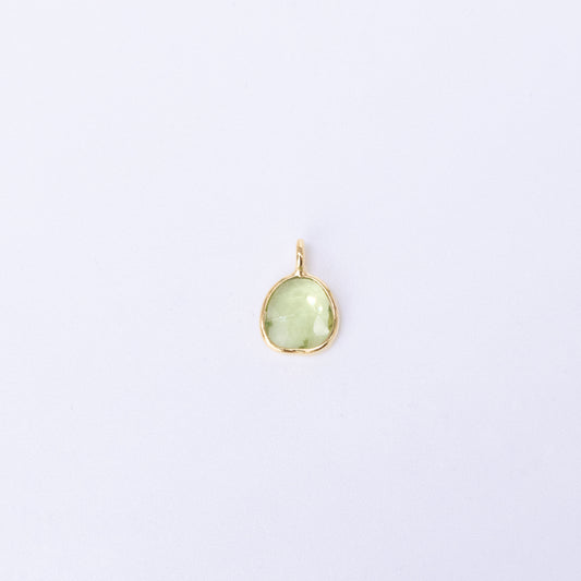 Colgantes Yu yī Plata 925 Baño Oro 18k y Piedras Naturales