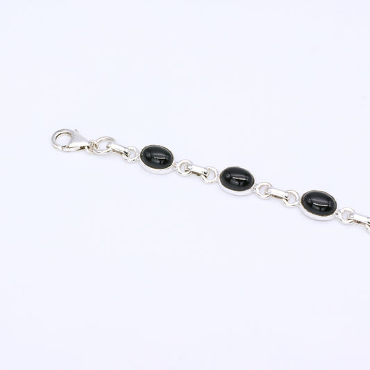 IC: PULSERA PLATA Y PIEDRAS NATURALES