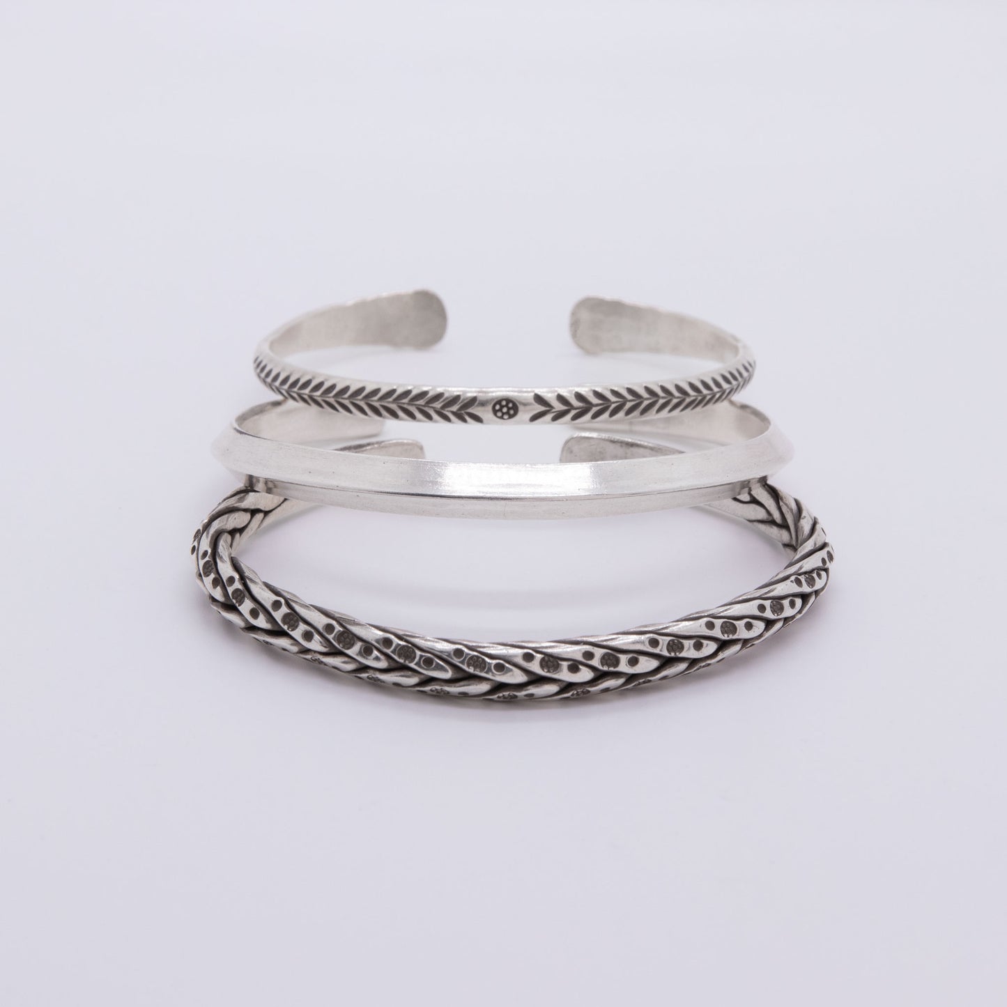 Pulsera Piramide plata