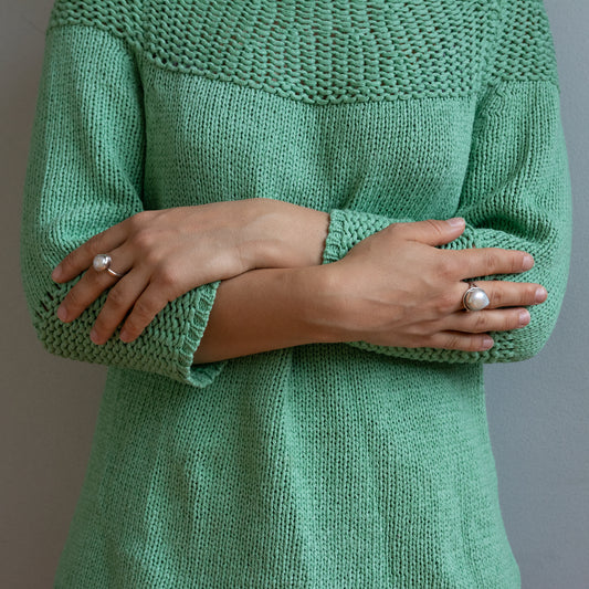 Anillo Perla Lagrima