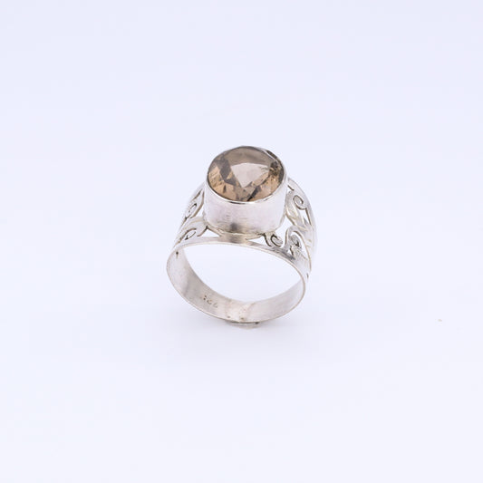 Anillo Fil cuarzo ahumado