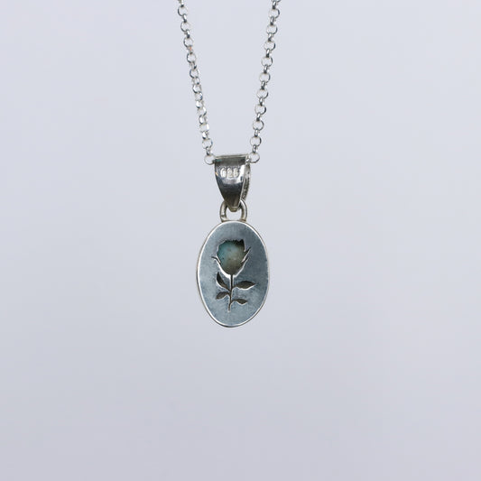 IC: COLGANTE-LARIMAR-PLATA LUZ-SILUETA 2