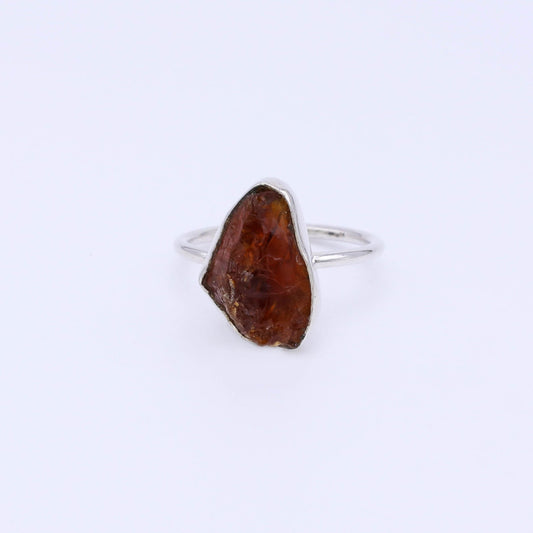 IC: ANILLO PLATA GRANATE M ARTESANIA