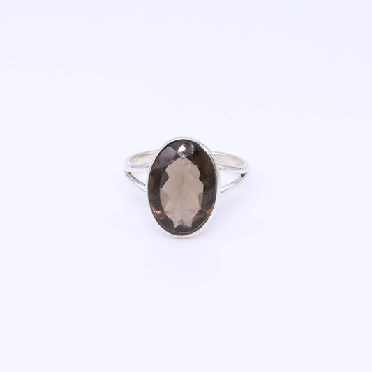 IC: ANILLO PLATA TOPACIO AHUMADO ARTESANIA