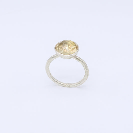 IC: ANILLO PLATA CUARZO ARTESANIA