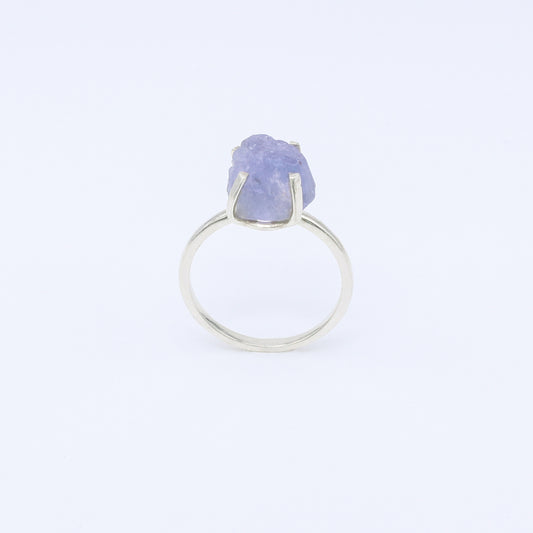 IC: ANILLO PLATA TANZANITA ARTESANIA