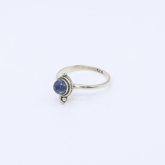Anillo Nitin Plata Lapislazuli