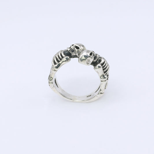 ic: anillo plata calaveras