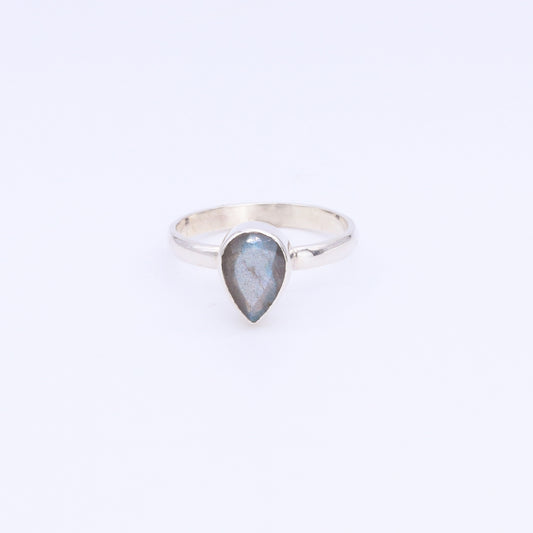 Anillo Plata Labradorita Canno