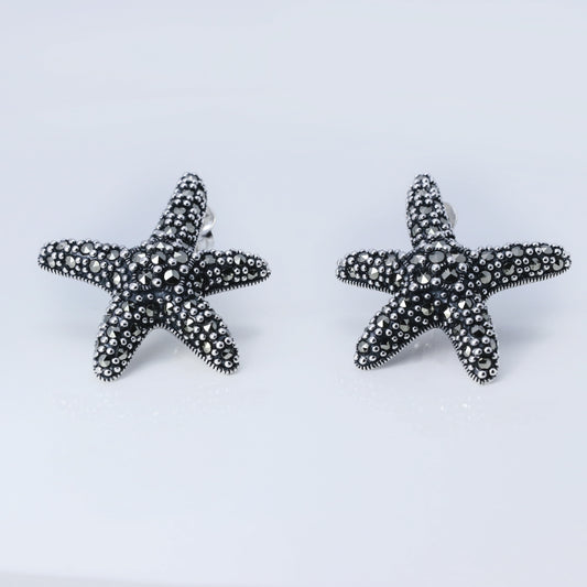 Pendiente Star Marine Big - Plata Luz