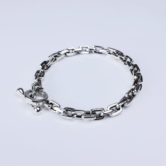 Pulsera Classic Bone - Plata Luz