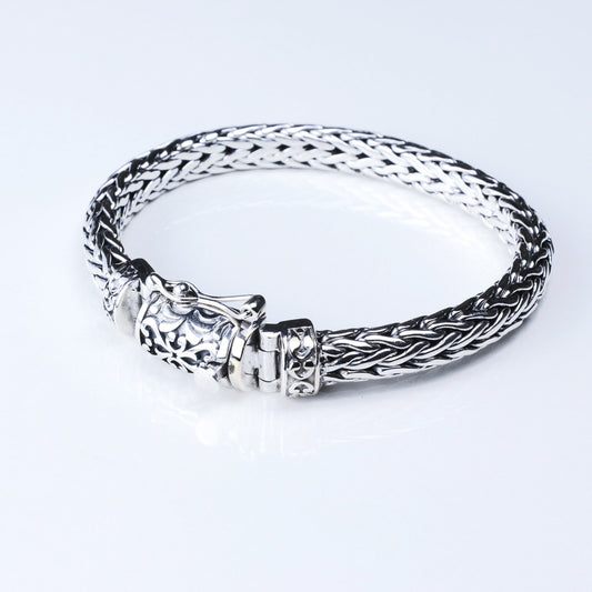 IC: PULSERA PLATA HOMBRE DISEÑO ACRA