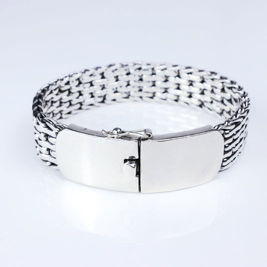 Pulsera Schau Zu - Plata Luz