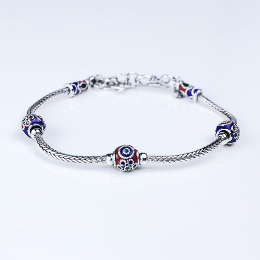 Pulsera Kukka S - Plata Luz